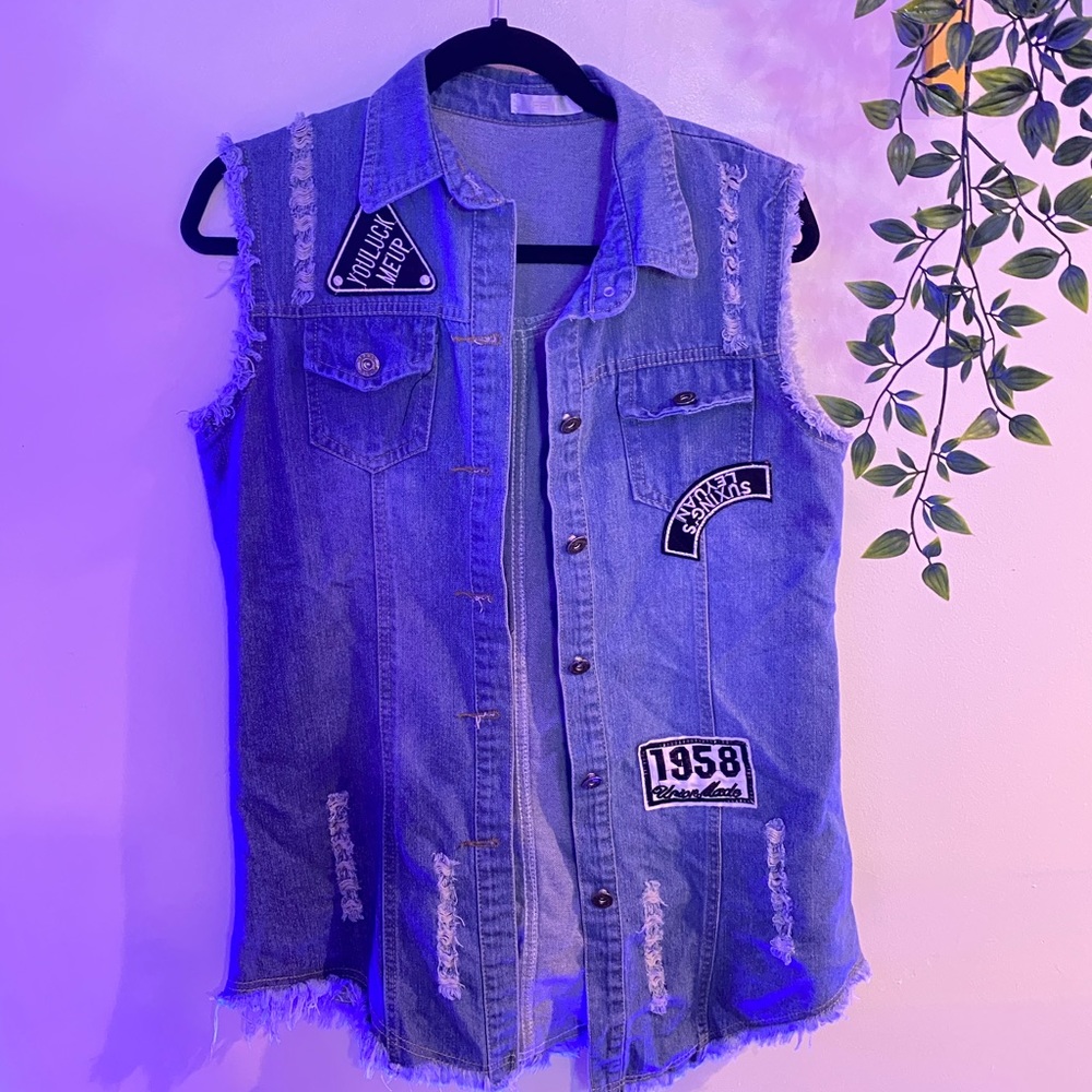 Denim vest